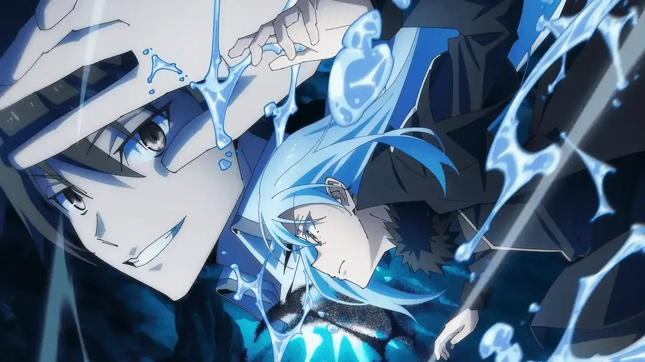 The anime characters as seen in the key visual. 