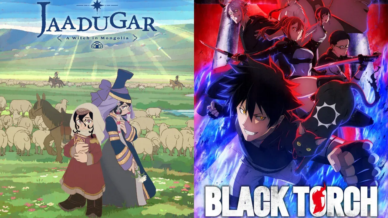 Jaadugar: A Witch in Mongolia and BLACK TORCH will stream on Crunchyroll.