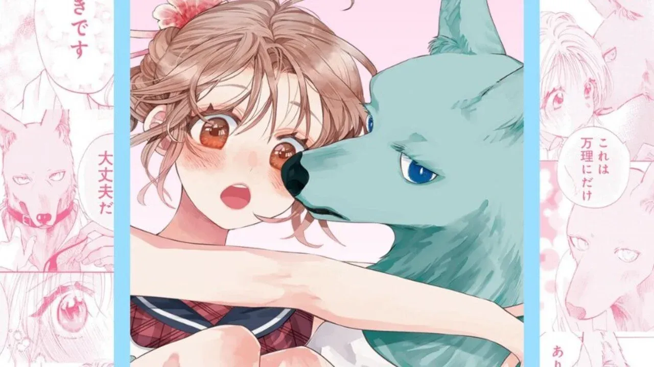 Mari and Tsunagu as seen in the manga. 