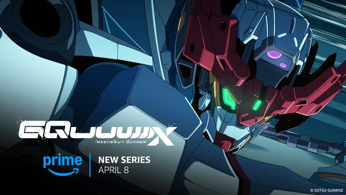 Mobile Suit Gundam GQuuuuuuX will stream worldwide on Amazon Prime Video this April