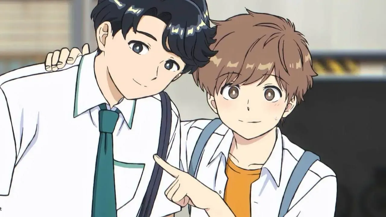 Hirose and Kō as seen in the new episode.