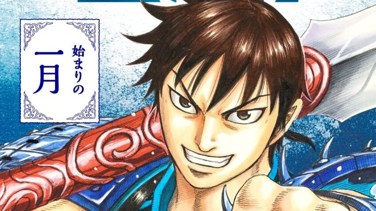 Kingdom manga 20th anniversary illustration.