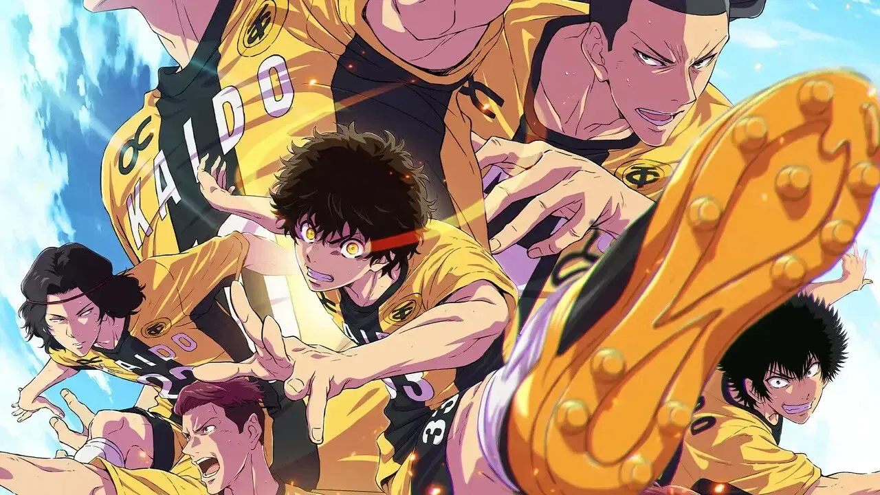 The anime characters as seen in the key visual.