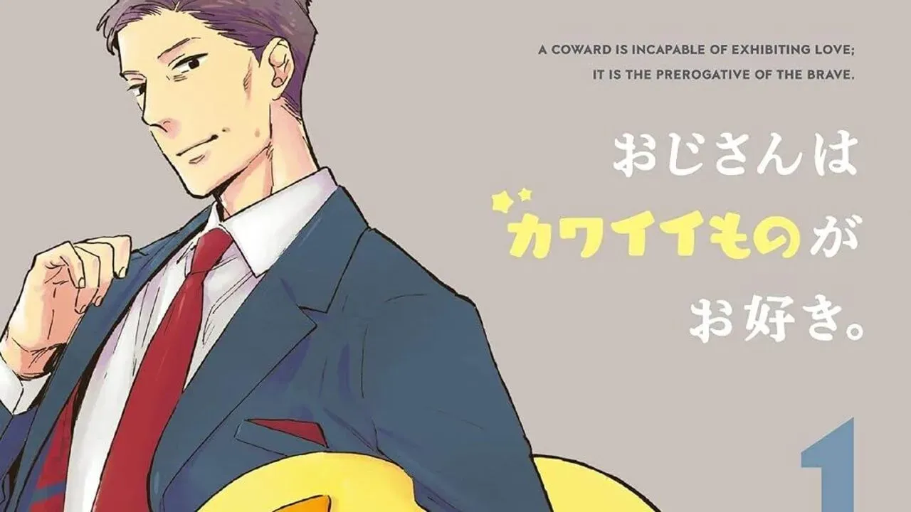 Ojisan as seen on the manga cover.