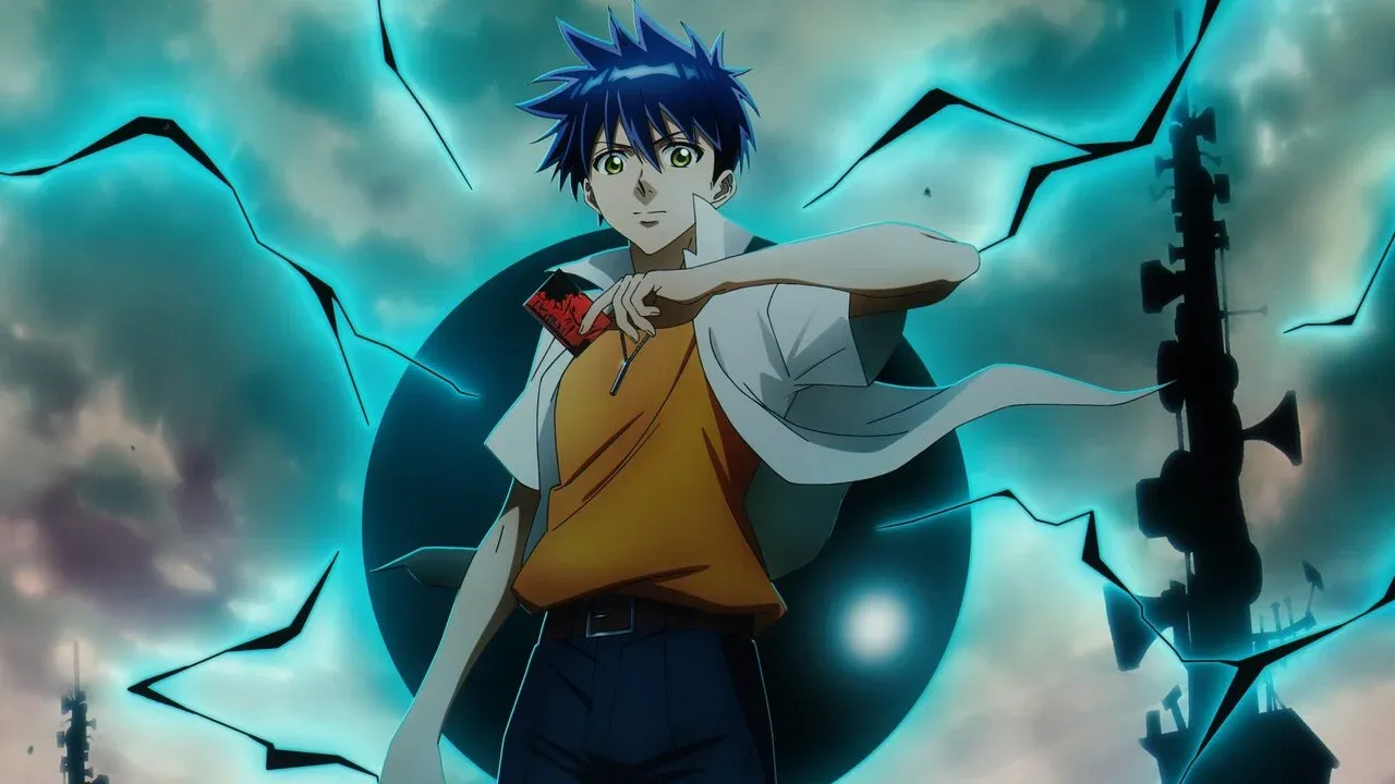 Ageha as seen in the anime's key visual. 