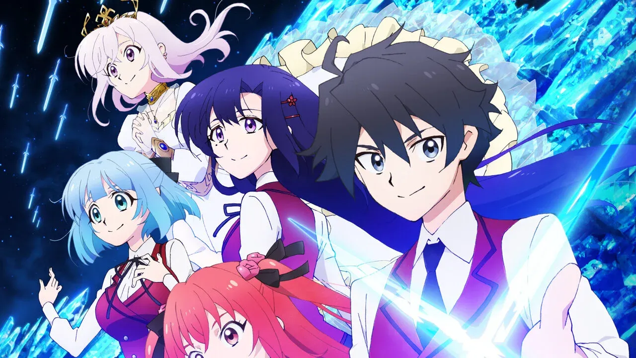 The anime's characters as seen in the key visual.