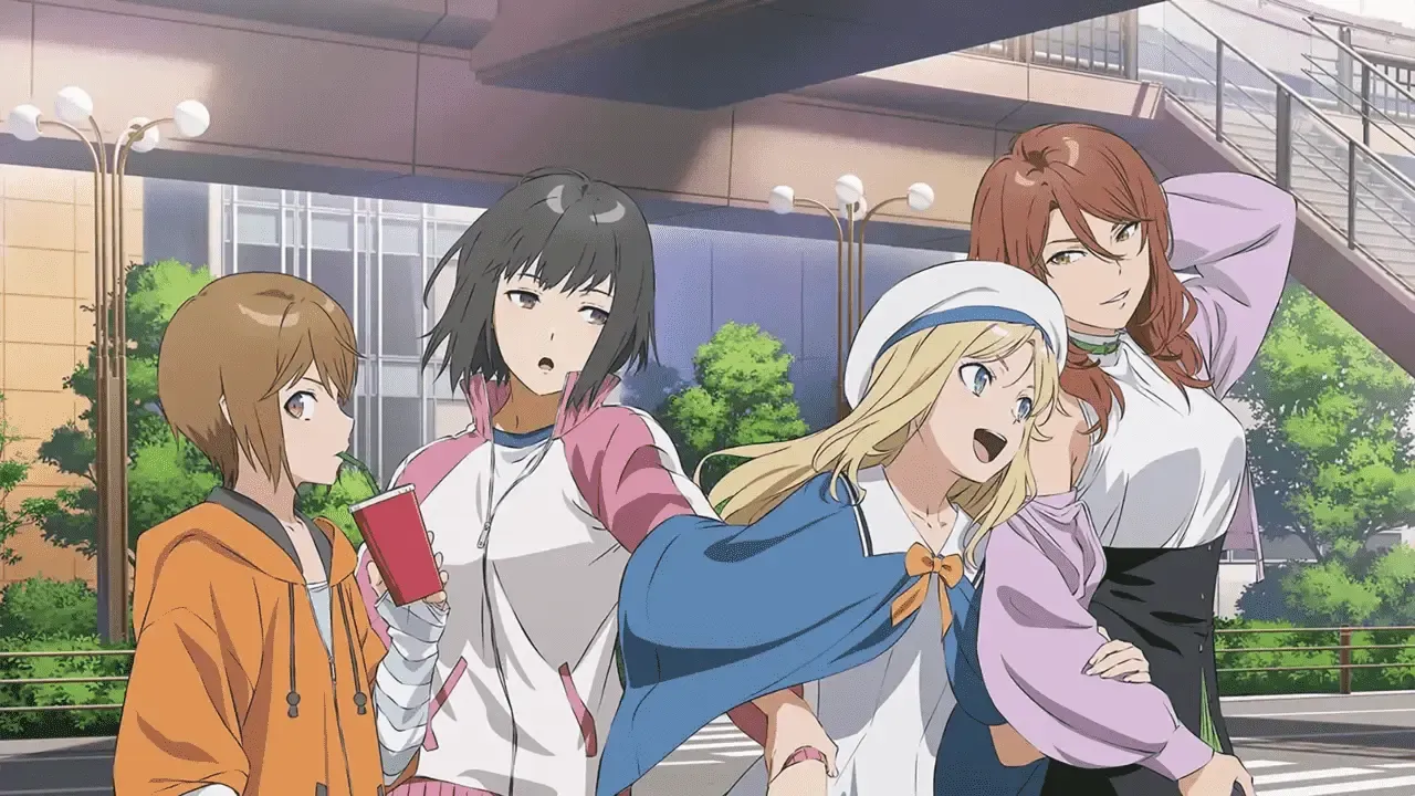 The four members of ITEM as seen in the key visual.