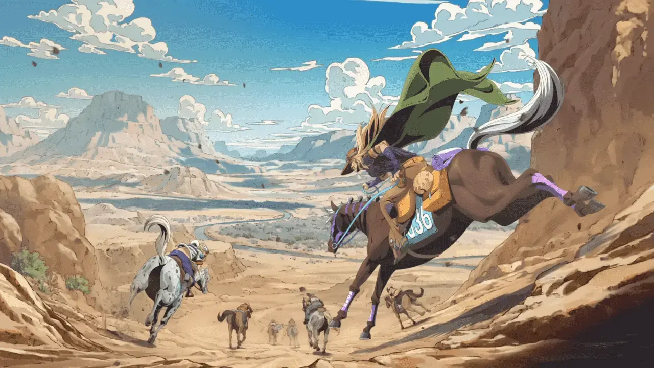 The Steel Ball Run key visual.