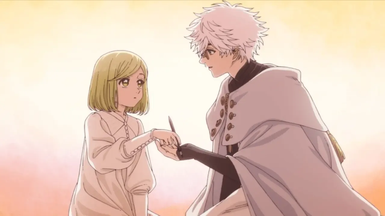 Coco and Qifrey as seen in the anime. 