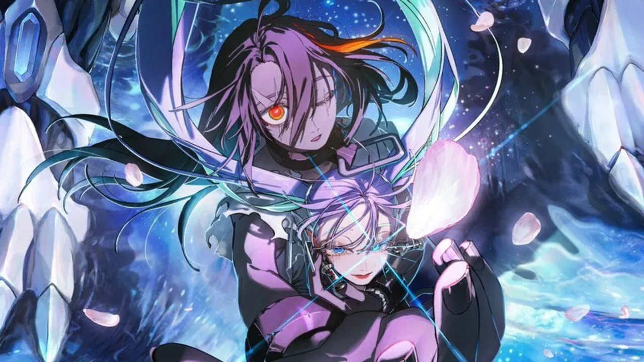 The main characters of the anime as seen in the key visual.