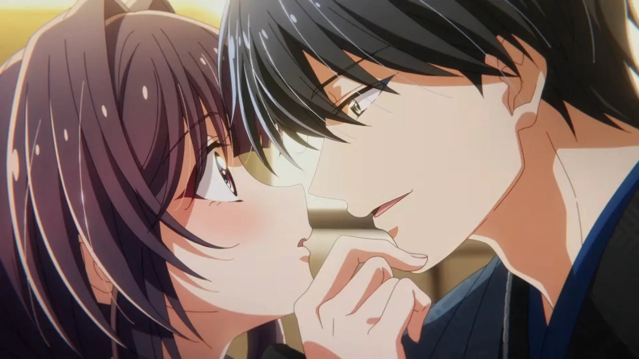 Hana and Saku as seen in the new trailer.
