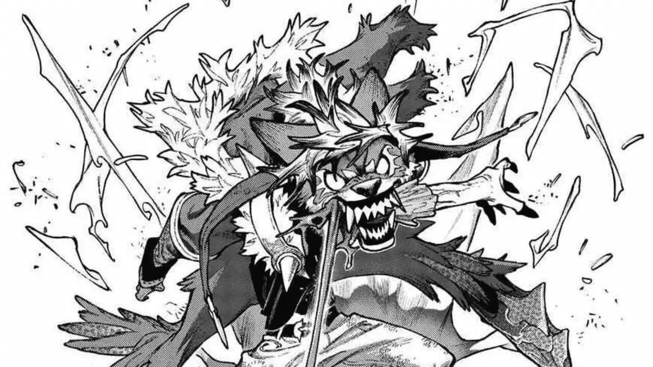 Rudo beats up Mymo’s monster form in Gachiakuta Chapter 159