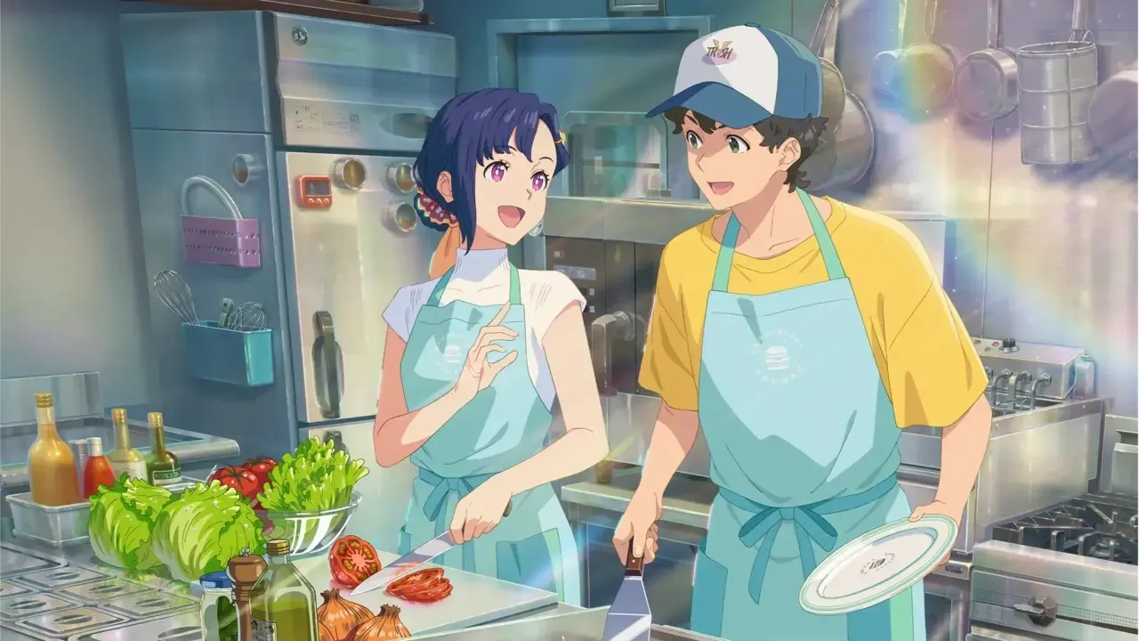 The two main characters of the movie as seen in the key visual.