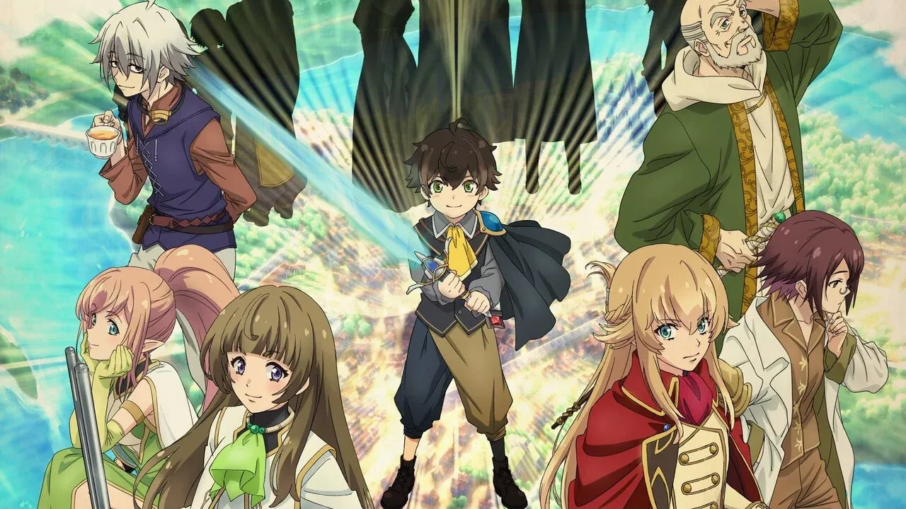 The anime characters as seen in the key visual.