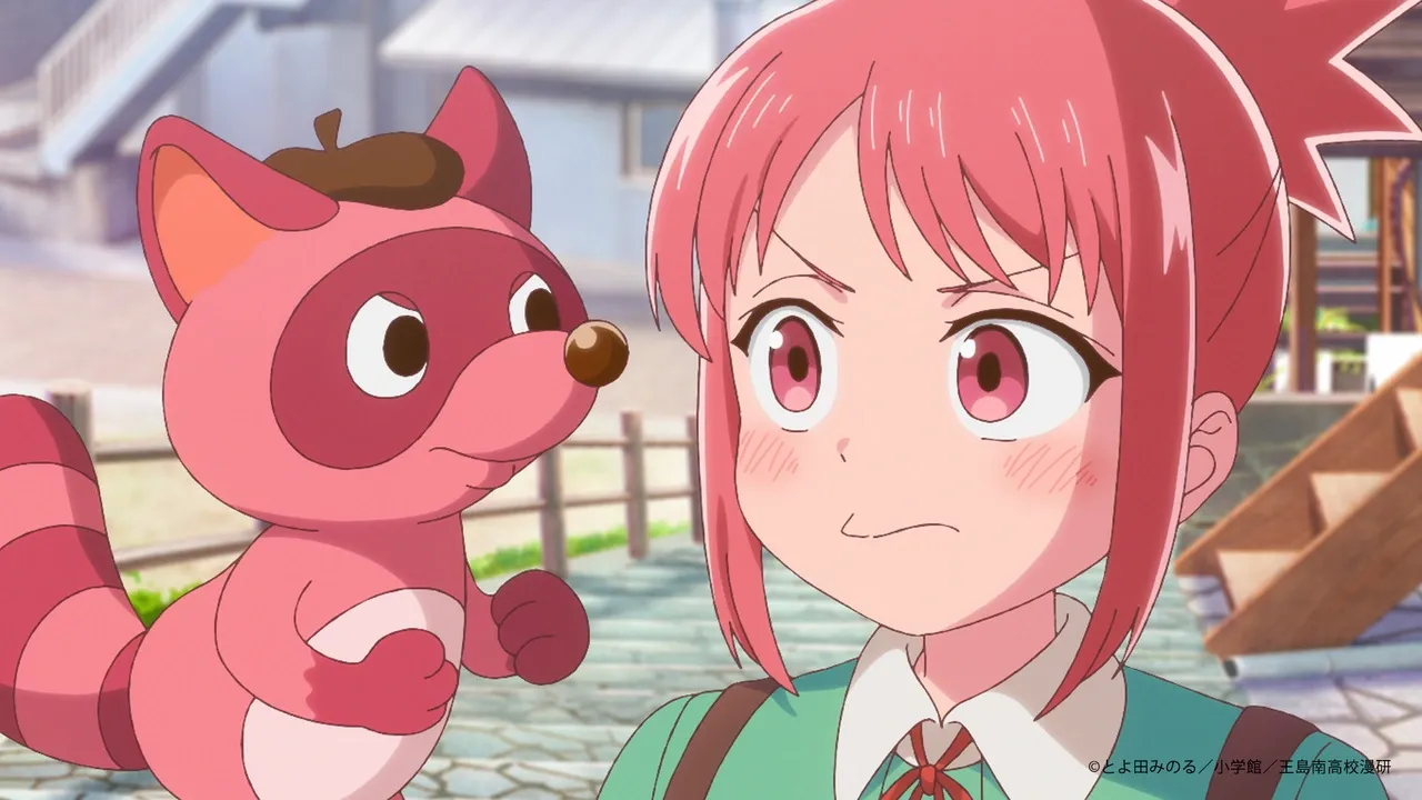 Pokota and Ai as seen in the anime. 