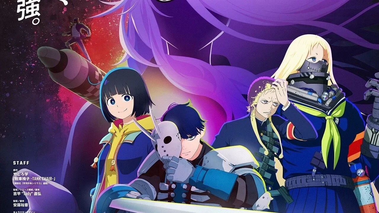 The anime characters as seen in the new key visual.
