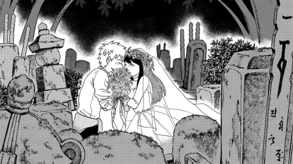 Panel from the manga