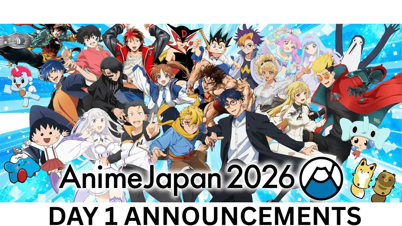 The first day announcements of AnimeJapan 2026 are here.