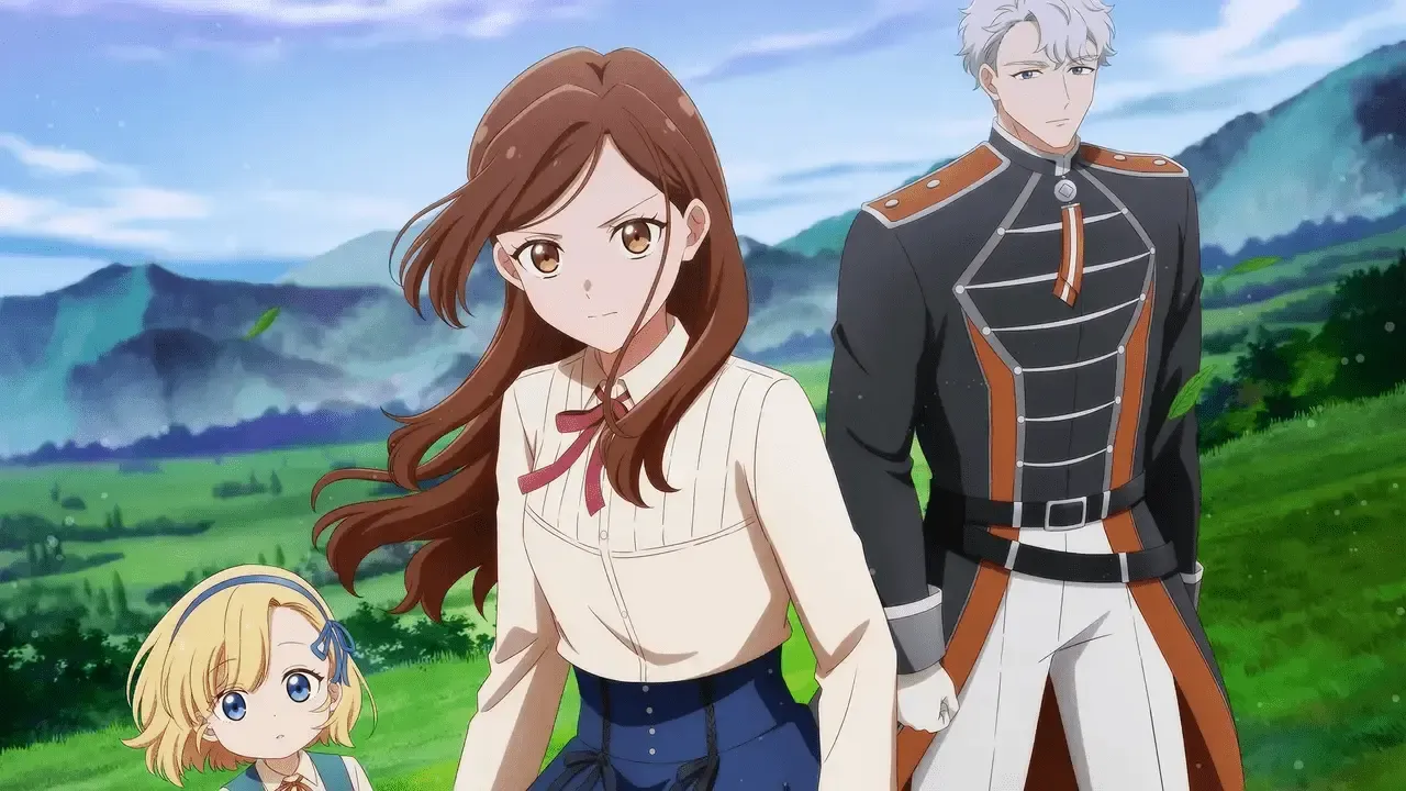 Victoria, Nonna, and Jeffrey as seen in the new key visual.