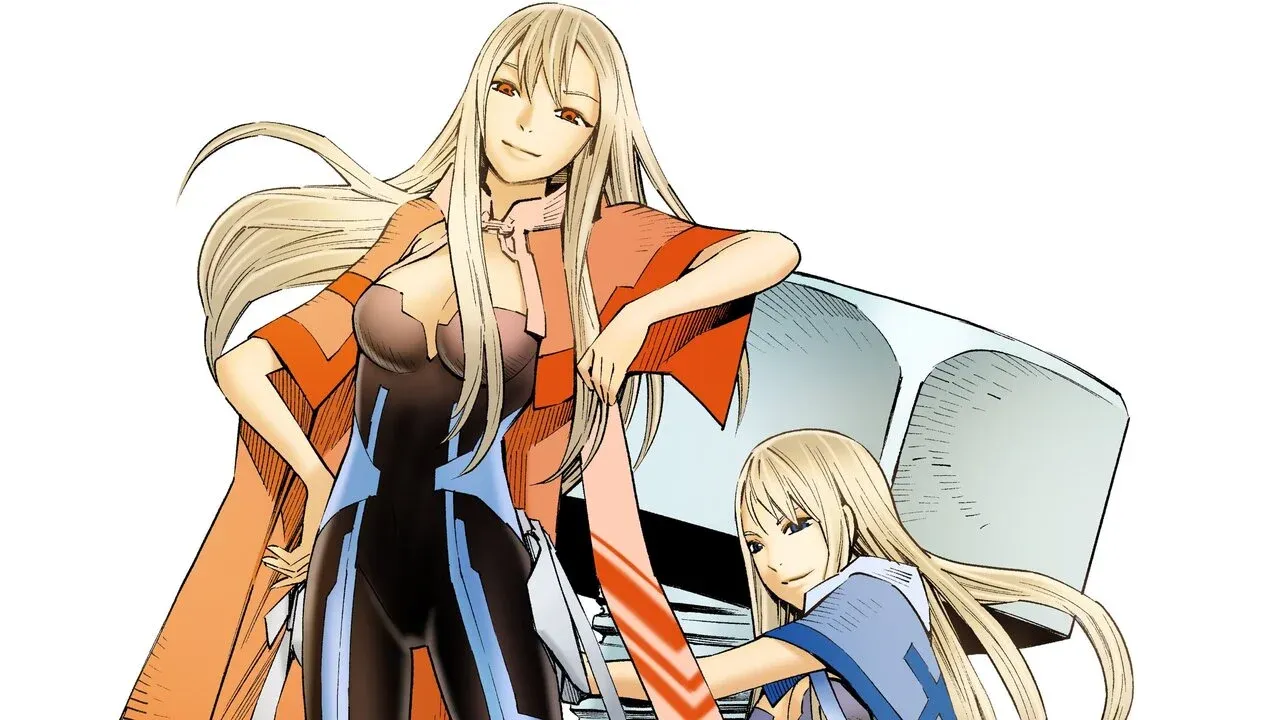 The characters from the manga as seen in the new illustration.