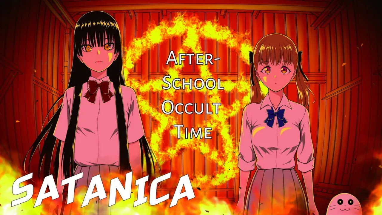 SATANICA characters as seen in the manga illustration.