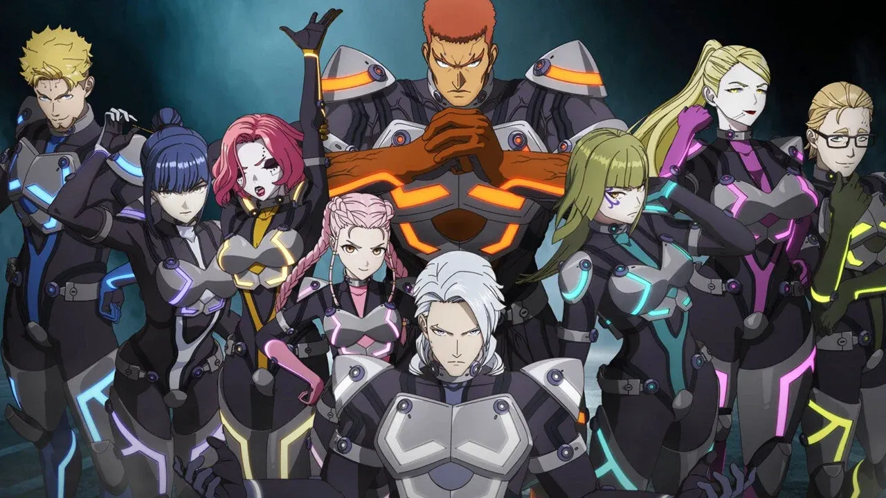 The villain lineup of the anime as seen in a key visual.
