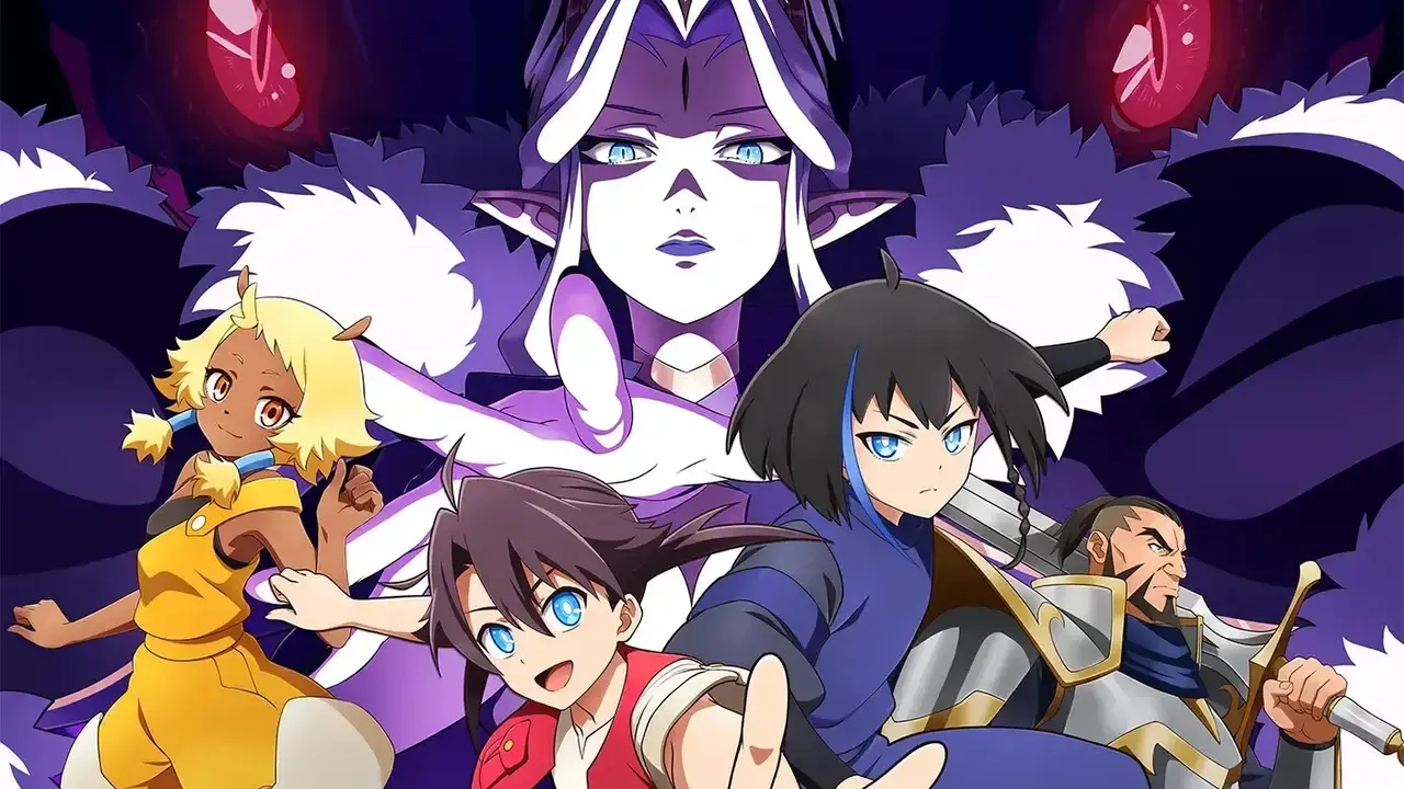 The anime characters as seen in the new key visual.
