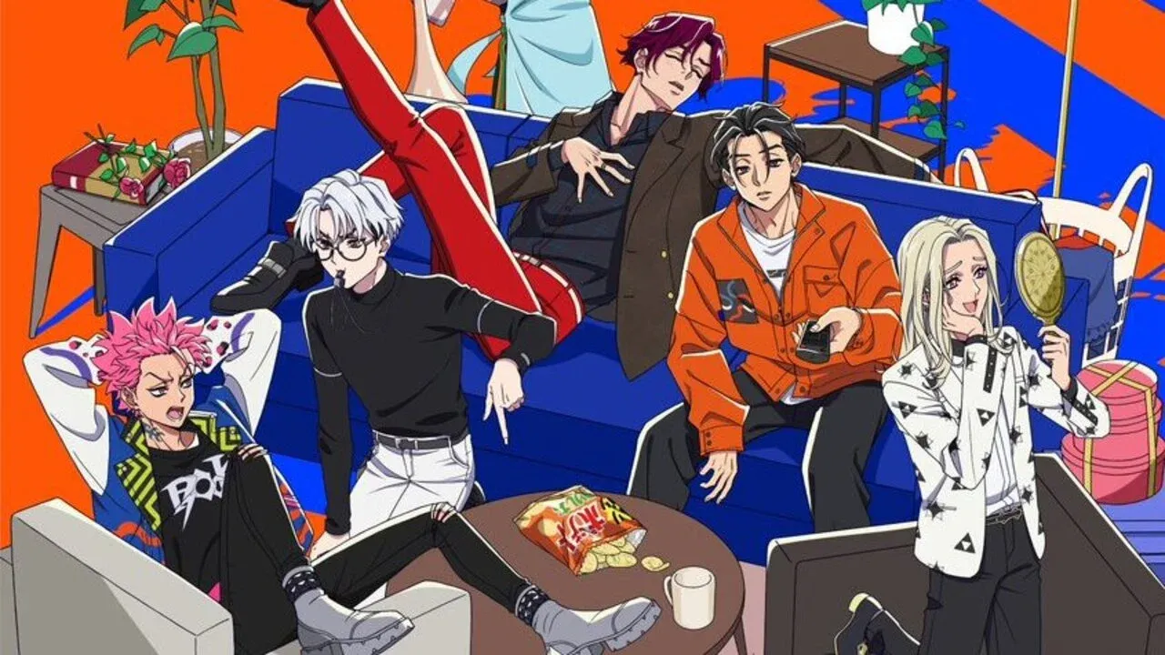 The anime characters as seen in the new visual.
