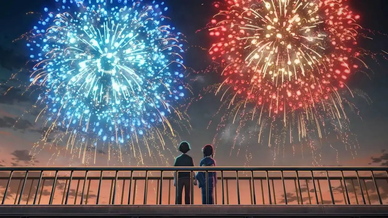 The protagonists of the movie as seen in the key visual.