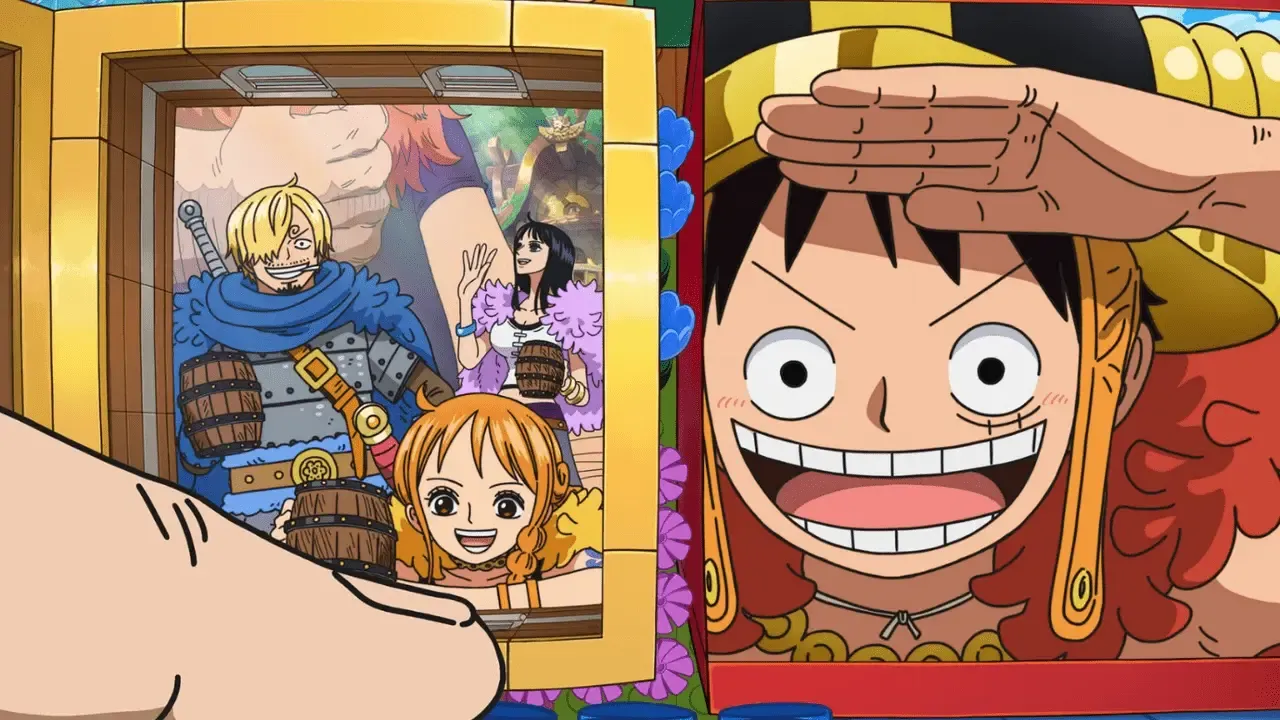 Luffy and other Straw Hats as seen in the key visual.
