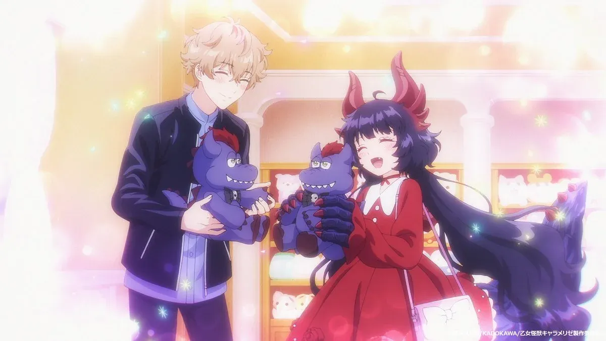 Arata and Kuroe as seen in the anime. 