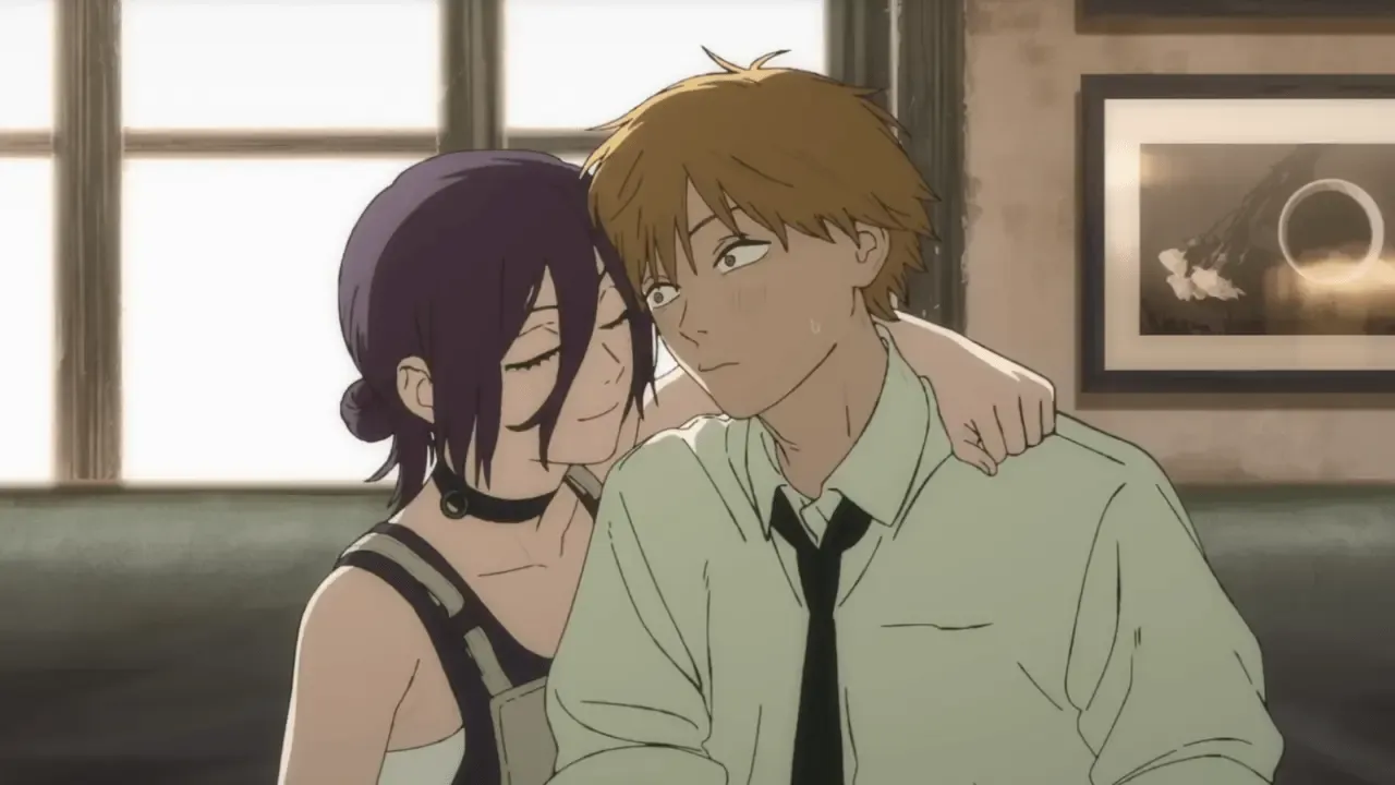 Reze and Denji as seen in the movie.