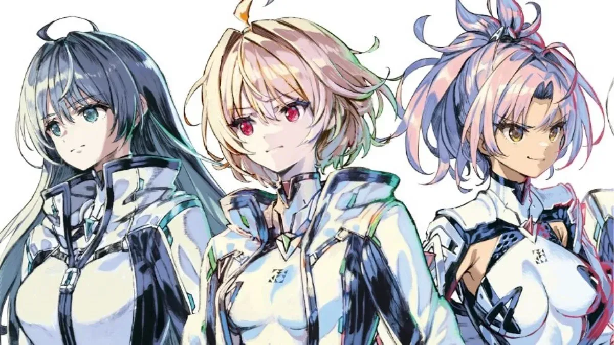 Visual of the characters for Expelled from Paradise