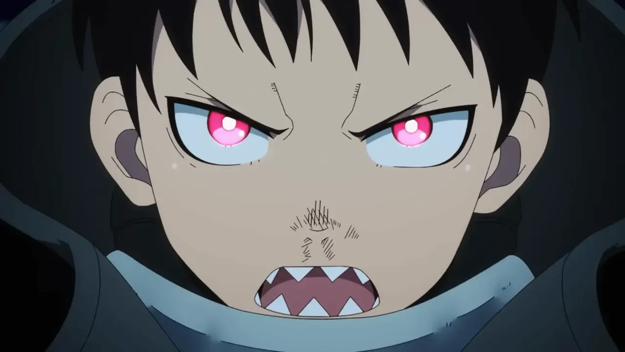 Shinra as seen in the Fire Force Season 3 Cour 2 trailer.