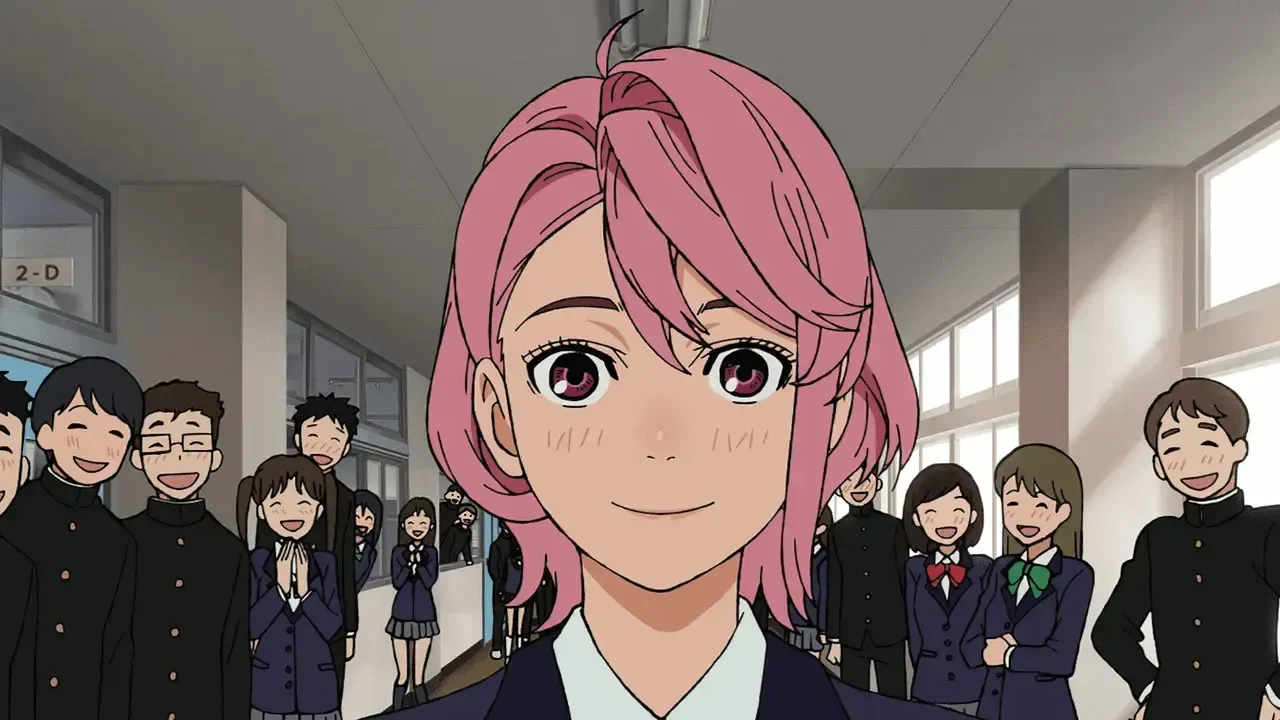 Aira Shiratori as seen in the Dandadan anime.