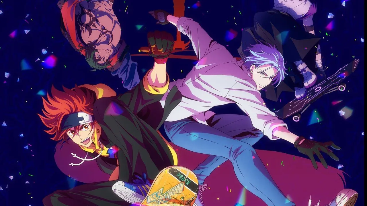 The main characters of the anime as seen in season 1 key visual.
