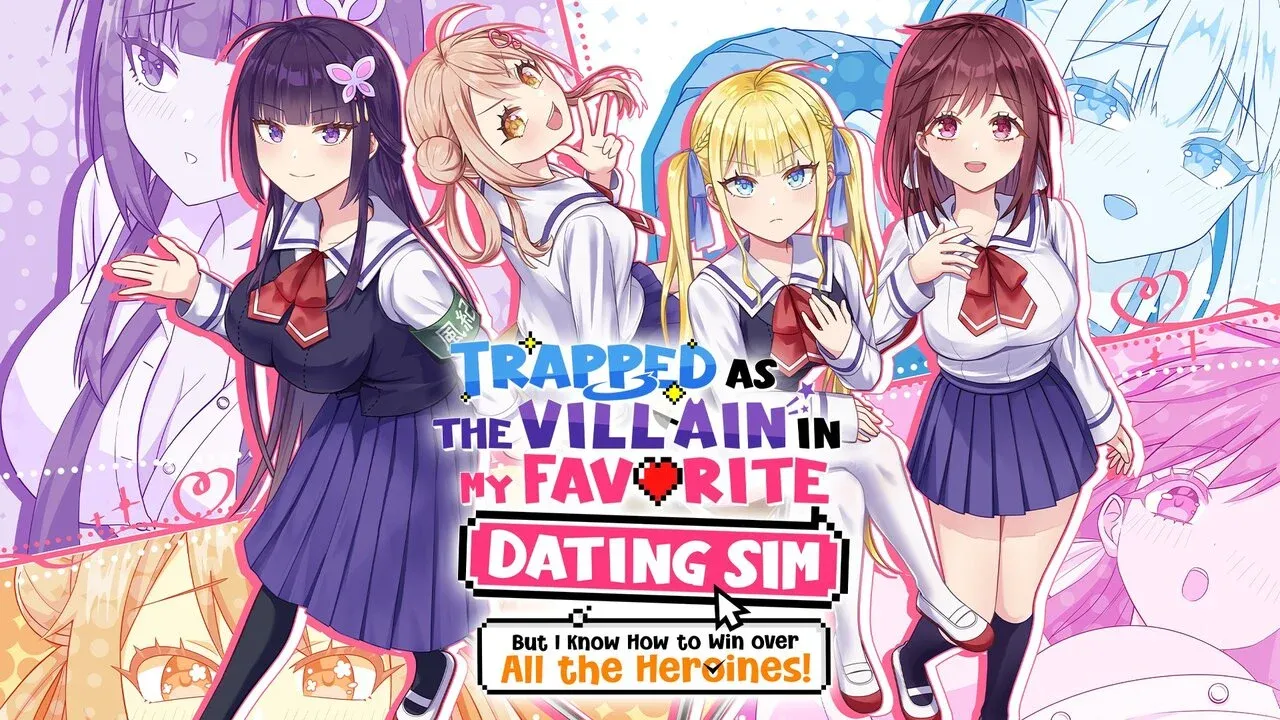 The heroines from the manga as seen on the cover.