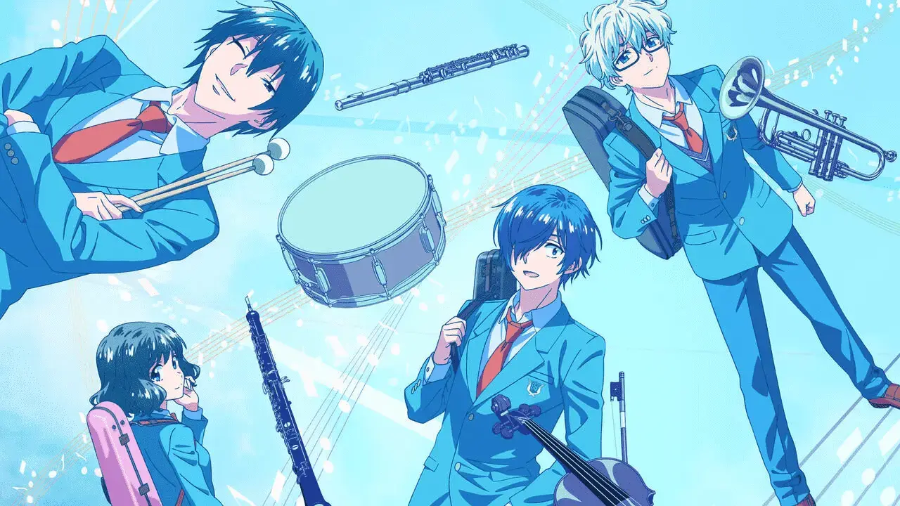 The Blue Orchestra characters as seen in the key visual.