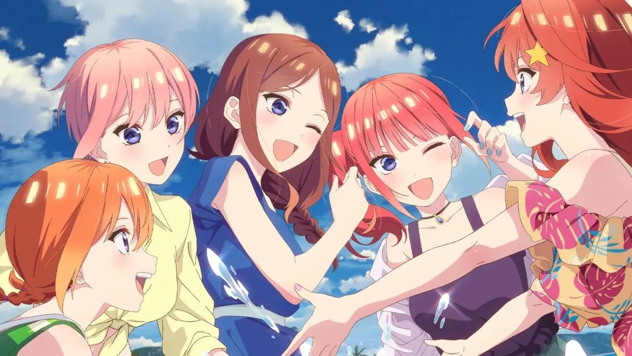 Crunchyroll now streams the two anime specials of “The Quintessential Quintuplets”