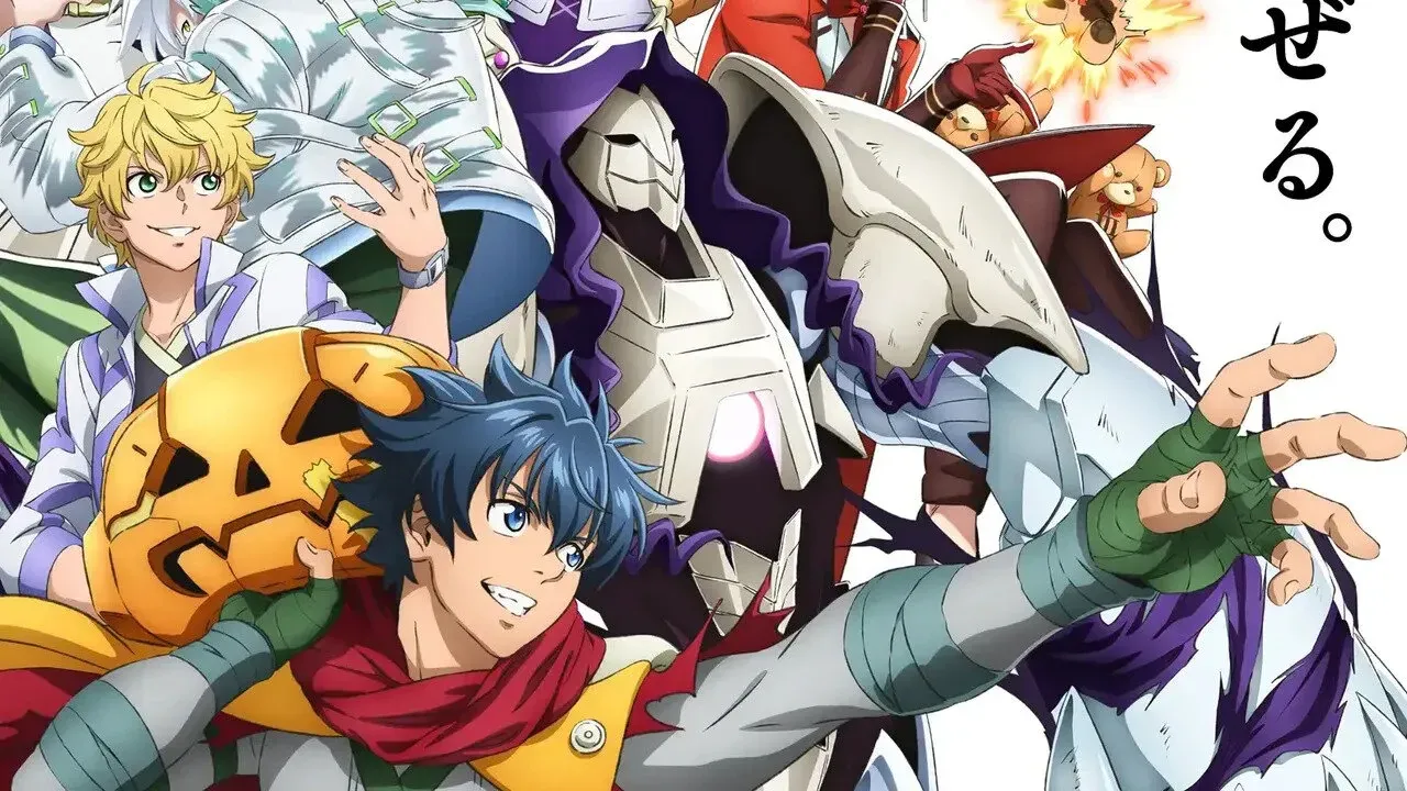 The anime characters as seen in the new key visual. 