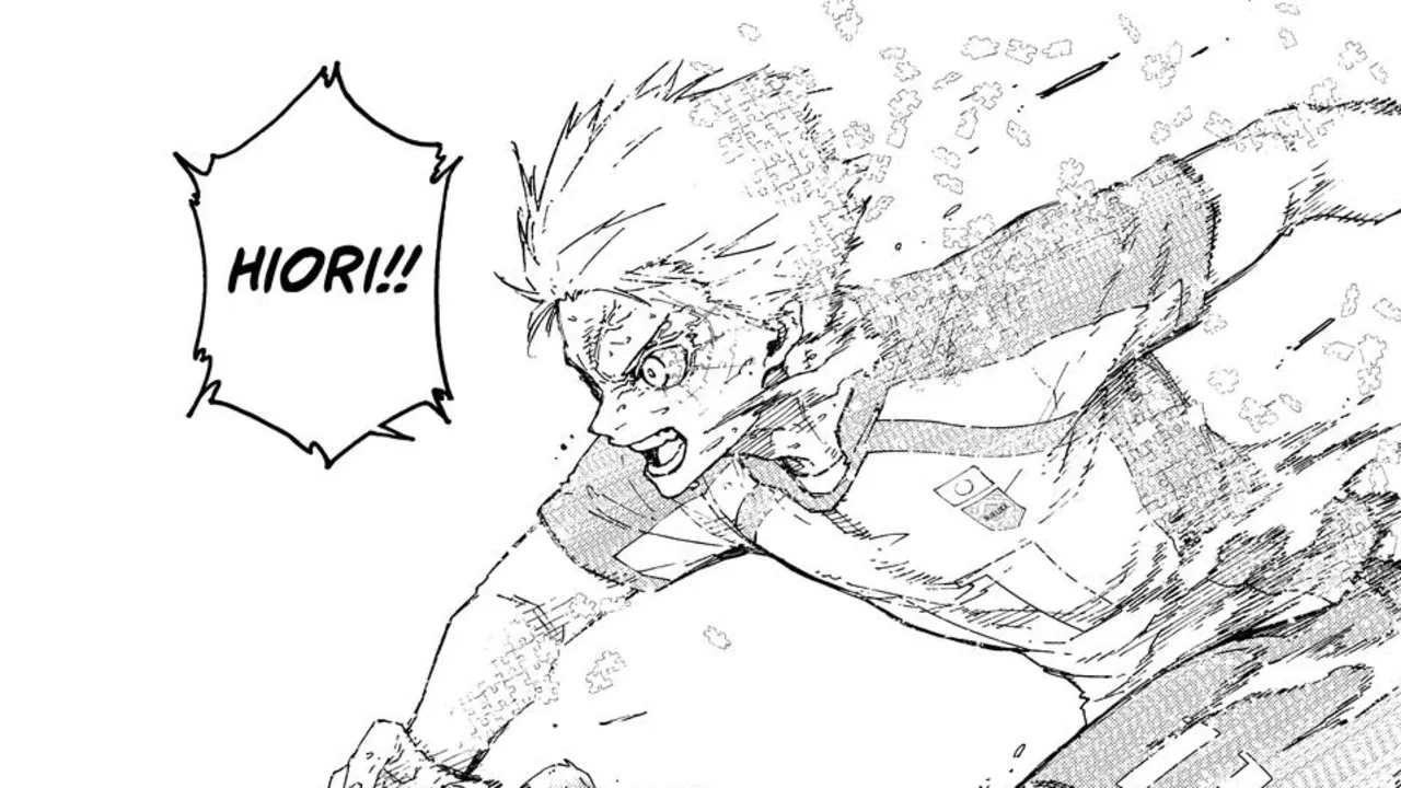 Isagi as seen in the new chapter. 