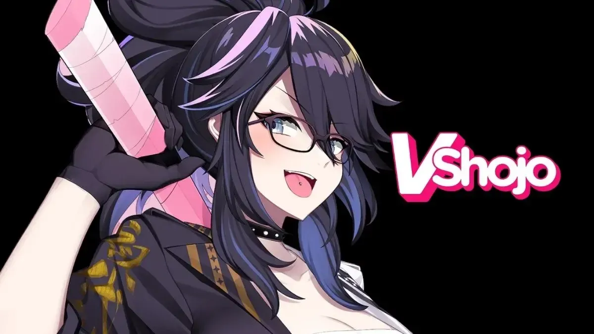 Kson's vtuber model with Vshojo logo.