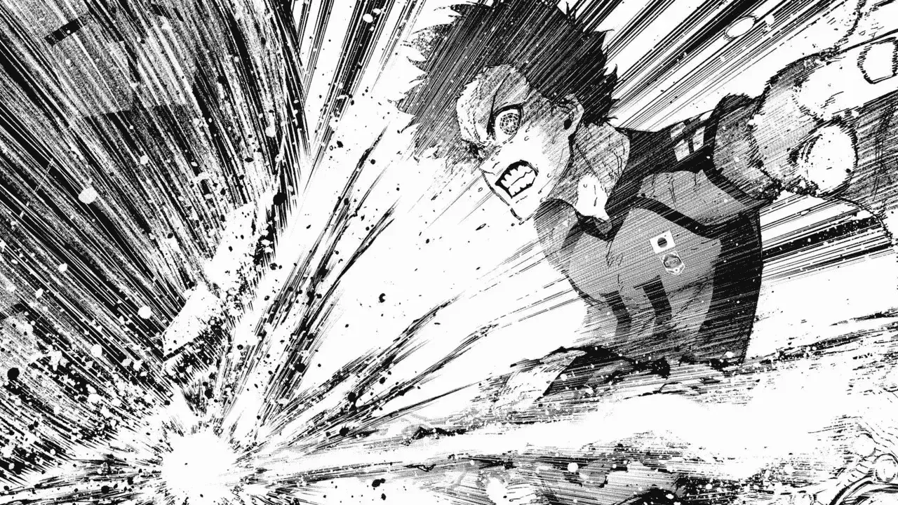 Isagi as seen in the recent chapter. 