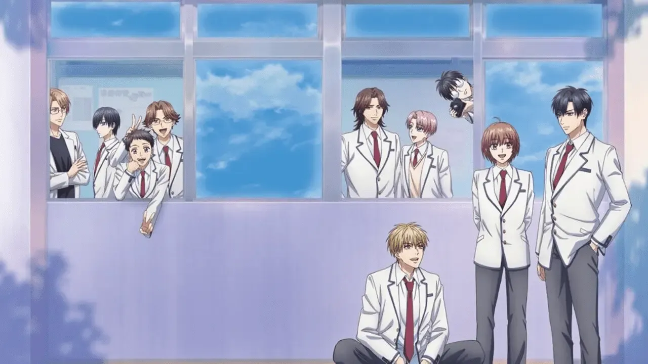 The anime characters as seen in the new key visual.