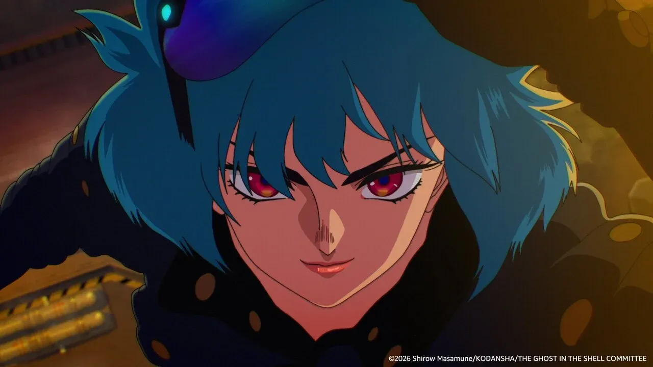 Motoko Kusanagi as seen in the anime.