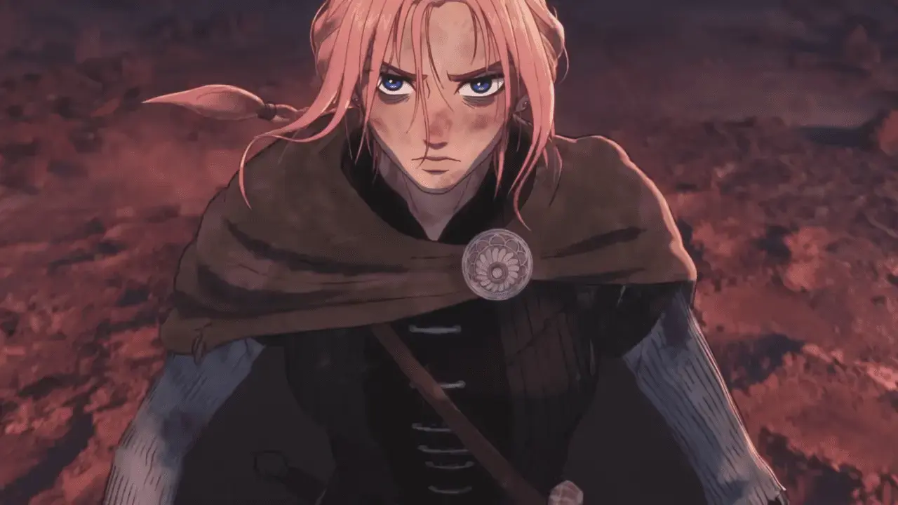 The protagonist as see in the Scarlet movie trailer.