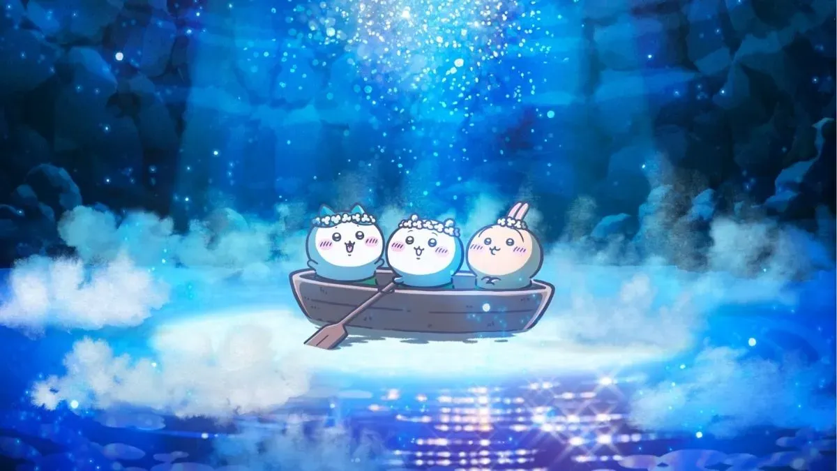 Chiikawa and friends in the poster for the movie