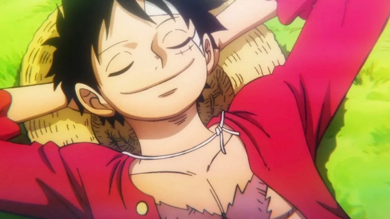 Luffy as seen in the One Piece anime.