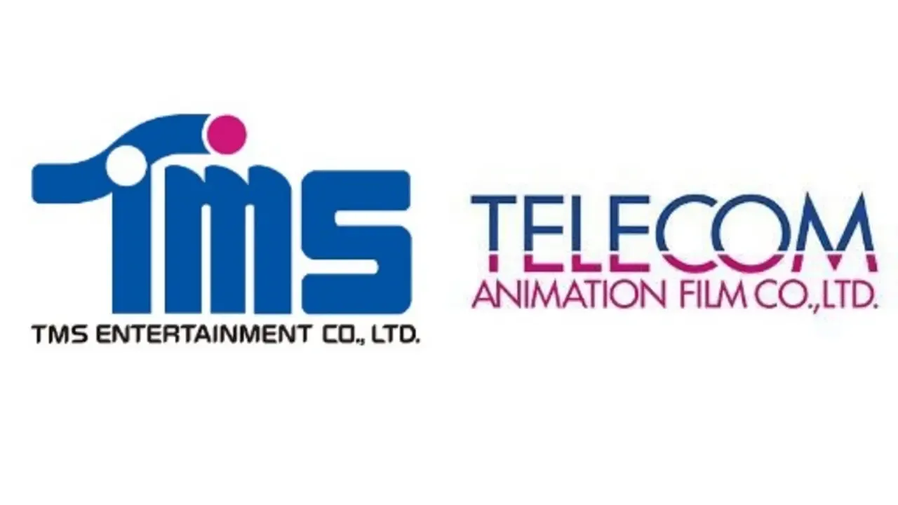 TMS Entertainment and Telecom Animation Film logos.