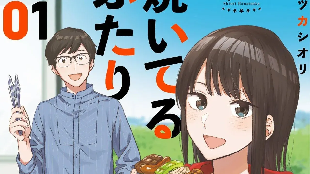 Kenta and Chihiro as seen on the manga's volume 1 cover.